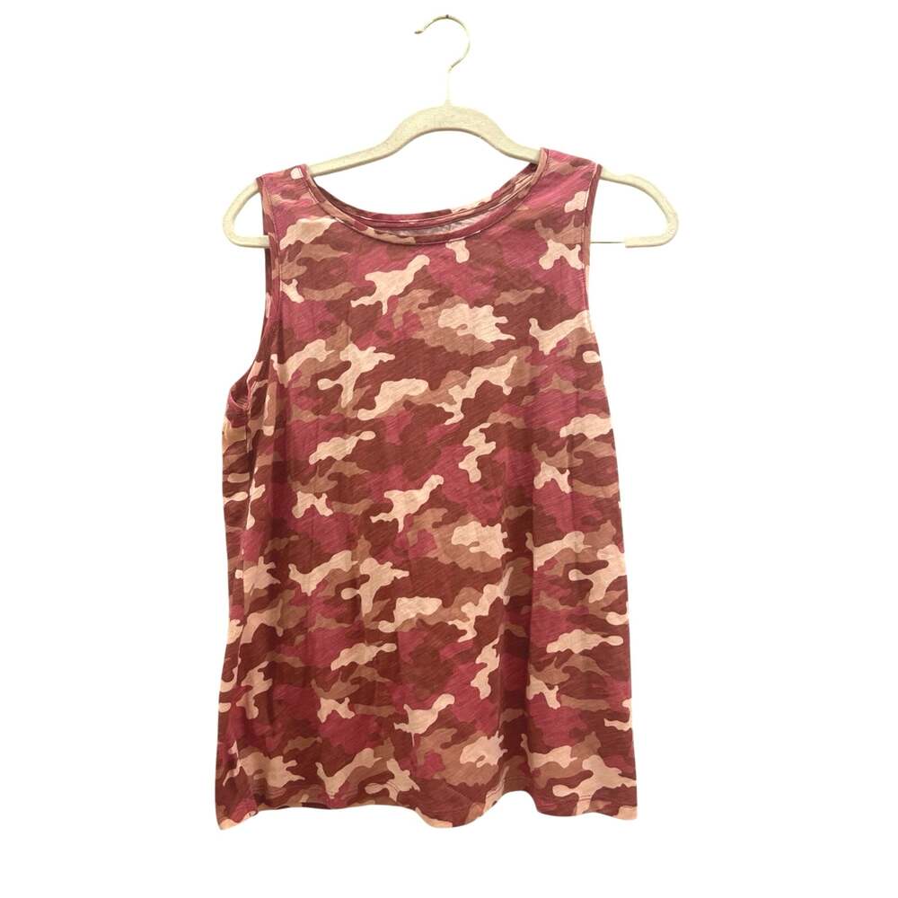 Old Navy Pink Camo Sleeveless Tank Top